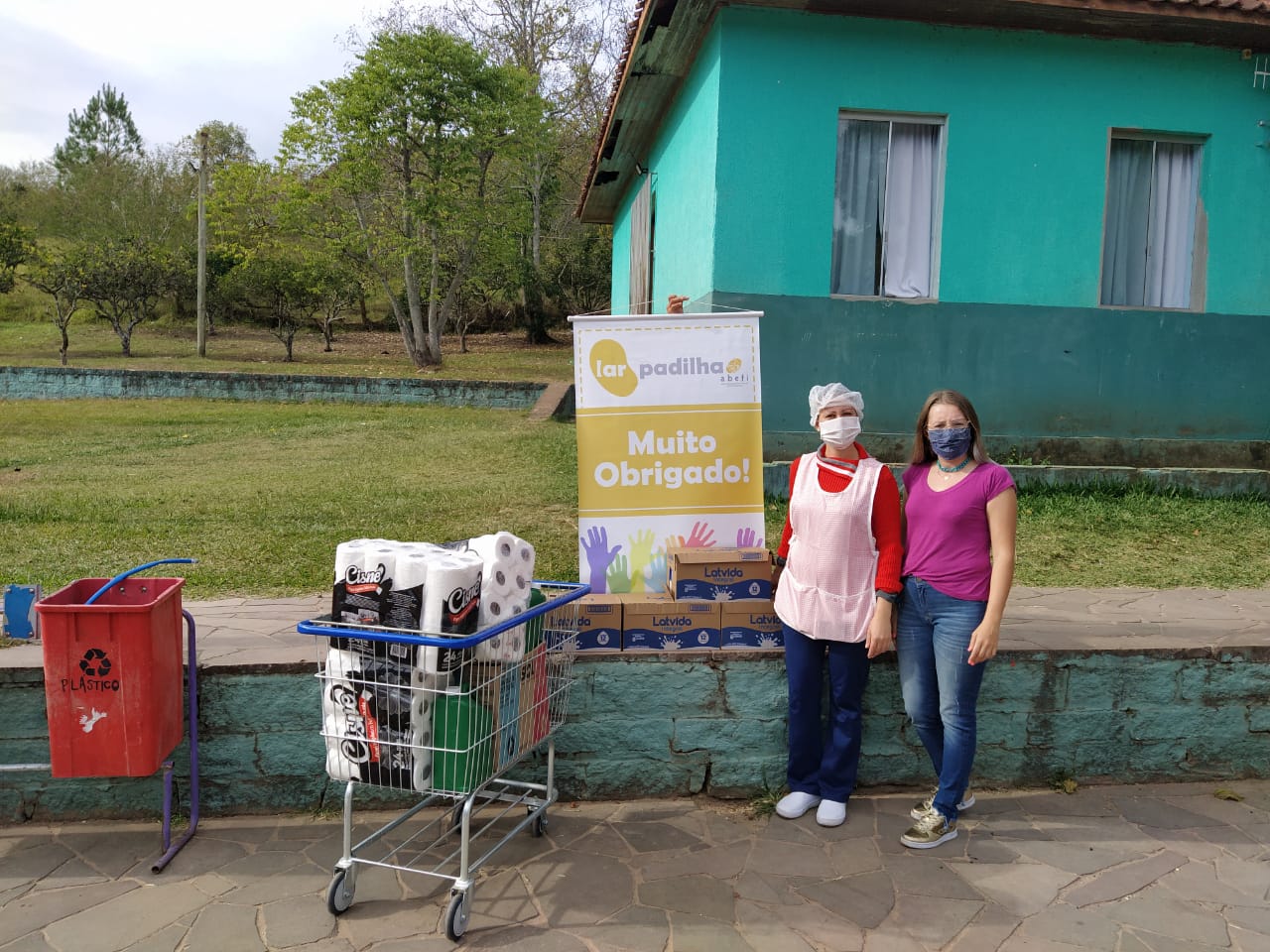 Vitrine do Bem: 'Die Liebe' beneficia Lar Padilha e hospital com doações