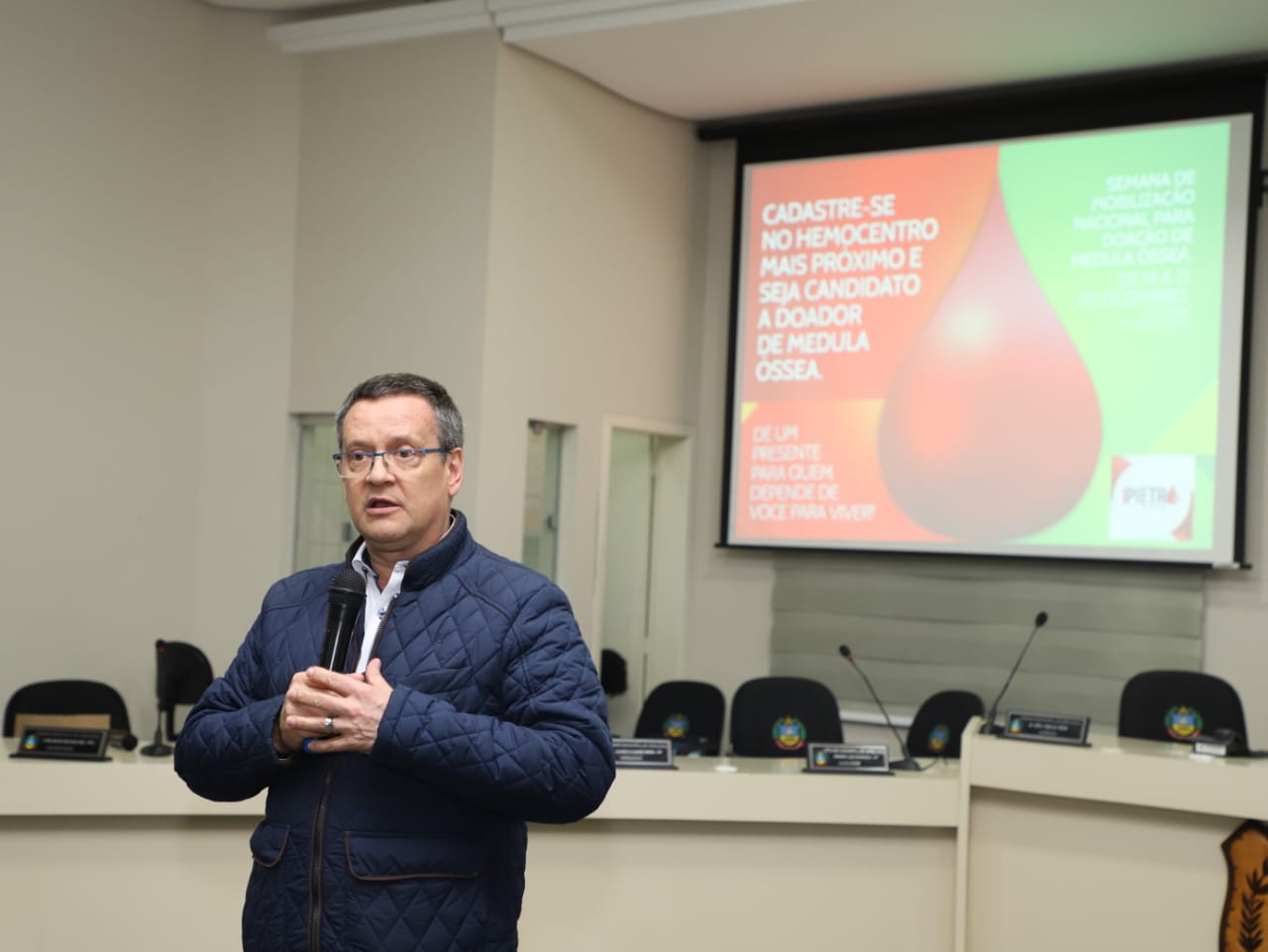 SOCIALIZAÇÃO: Câmara de Vereadores promove palestra sobre doação de medula, órgãos e tecidos