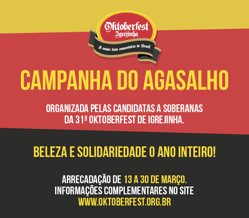 Candidatas a soberanas promovem a 1ª Campanha do Agasalho