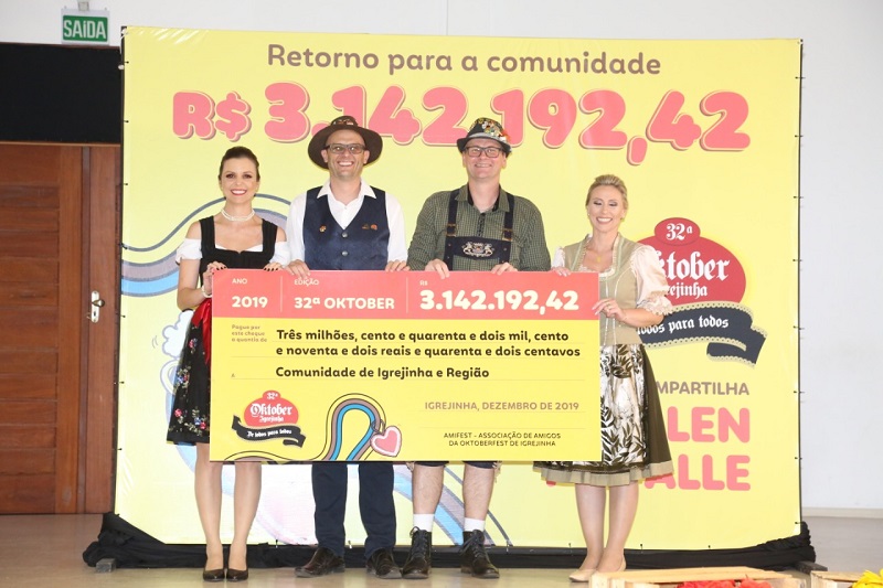 Amifest divulga repassa de R$ 3 milhões e beneficia 88 entidades da região com eventos de 2019