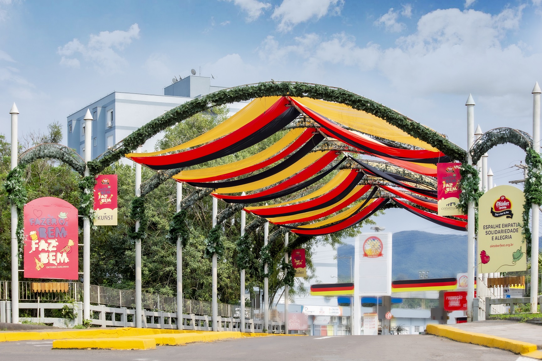 Igrejinha está decorada para a edição do Oktober em Casa